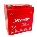 Banshee Banshee 30L-BS-Banshee10 12V 30Ah YTX30L-BS ATV Battery for Polaris Sportsman; Military 700CC 02-08 30L-BS-Banshee10